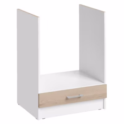 Cuisineandcie – Meuble pour four encastrable Eco Chene Naturel L 60 cm