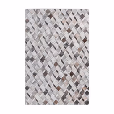 Tapis intérieur patchwork en polyester ethnique multicolore Izale 150×80 CM – Multicolore