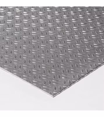 Plaque Aluminium Grain de riz, ép. 1/2mm, Hauteur 35cm x Largeur 30cm