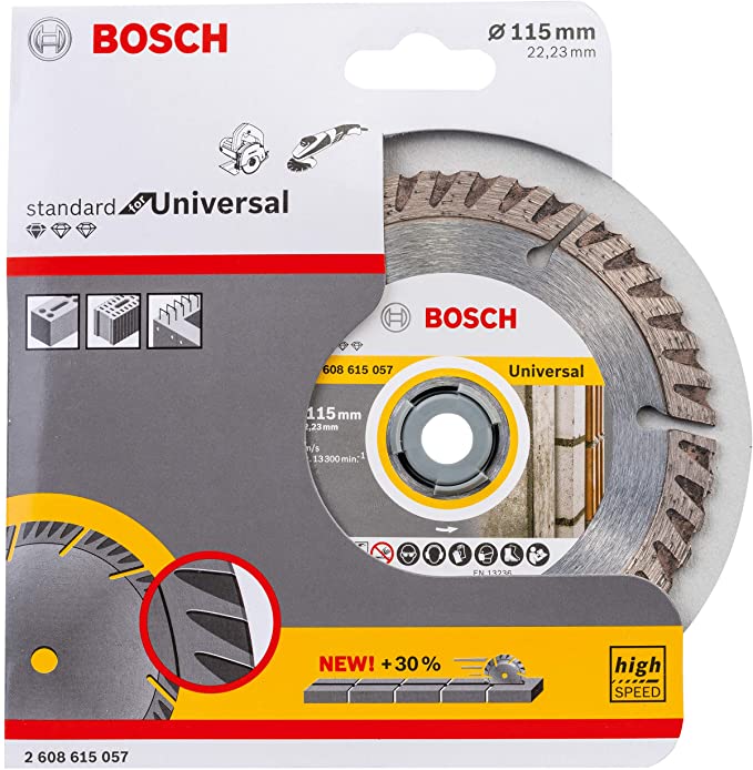 DISQUE DIAM UNIVERSEL   115X22,2 Std  Universal NEW 2608615057