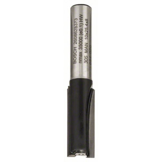 Fraise à rainurer droit8mm,D1 10mm,L25,4 mm, G56mm 2608628373
