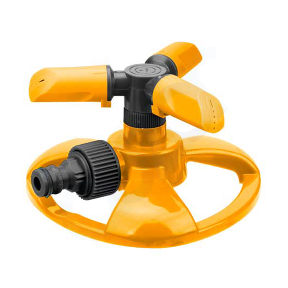 Arroseur rotatif à 3 bras en plastique 16.5*14*8cm