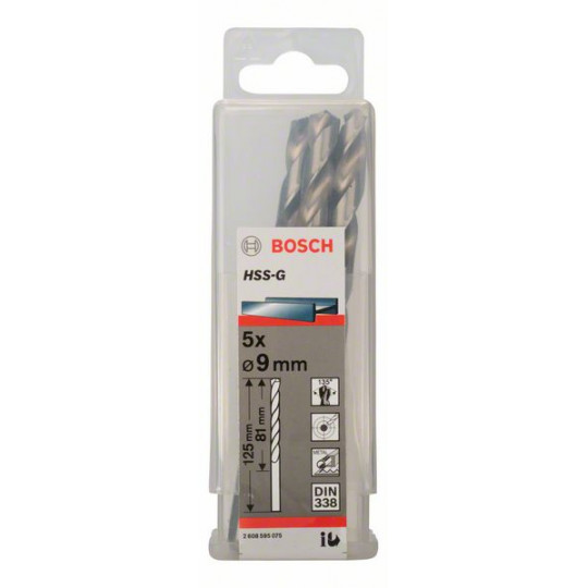 JEU 5 FORET A METAUX  HSS-G 9X81X125 2608595075