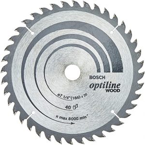 LAME CIRCUL.MULTI Optil Wood 184x20x2.5mm, 40T 2608640853