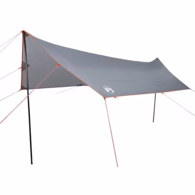 Bâche de camping orange 460x305x210 cm imperméable vidaXL