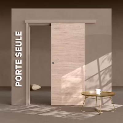 Porte Coulissante Seule – Denver 83 cm