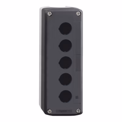 Xald05 Schneider – Boitier Pour Bouton diamètre 22mm – 5 Trous – étanche Ip67 – Polycarbonate – Harmony Xald