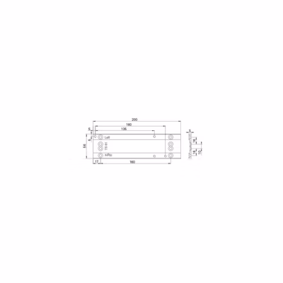 Plaque de montage TS 31/41/50 noir – ECO SCHULTE – 5030013386