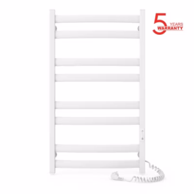 Sèche-serviettes électrique ATLANT 500×900 avec minuterie ECO, 210W, Blanc