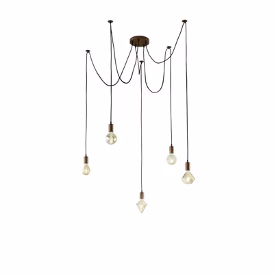 Suspension 5 fils Corde pendant