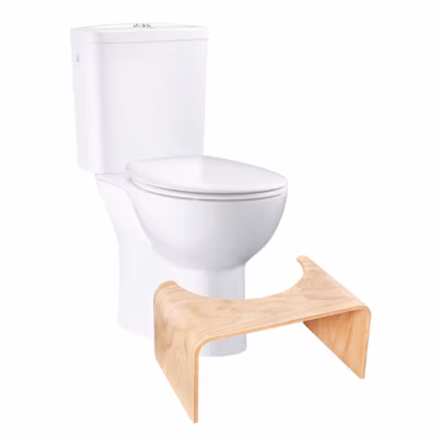 PACK WC à poser GROHE Bau Ceramic + Tabouret physiologique Bois