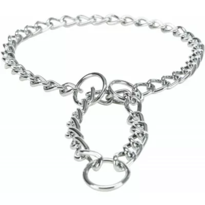 Collier d&rsquo;arrêt  XL  65 cm/3 mm chaîne, simple rang.  pour chien