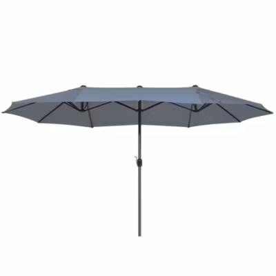 Parasol de jardin 460 cm SIBILLA Gris