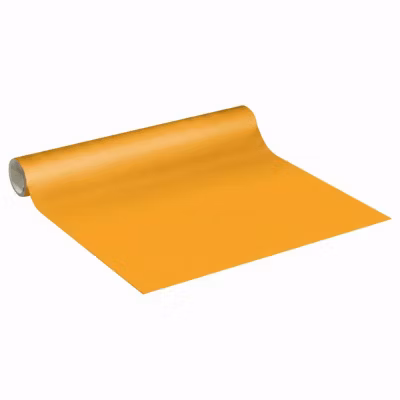 Rouleau adhésif décoratif Vinyle au Mètre – Sticker Lavable Imperméable Mur Cuisine Meubles – 60cmx20m – Jaune moutarde