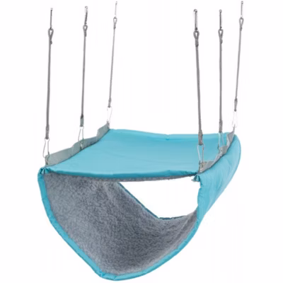 Hamac avec 2 étages, 22 par 15 par 30 cm, pour furets ou rats couleur aléatoire