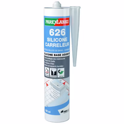 626 silicone carreleur 300 ml gris moyen