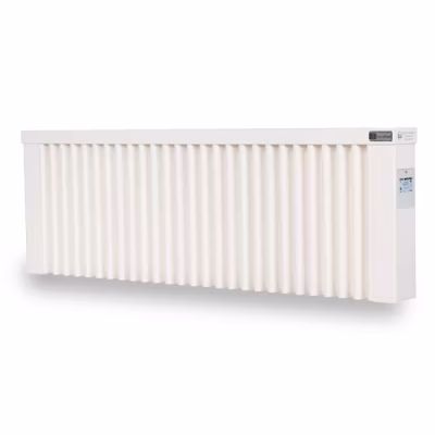 Radiateur à inertie sèche PLINTHE connecté 1200 W – Fabrication allemande – Cœur en argile