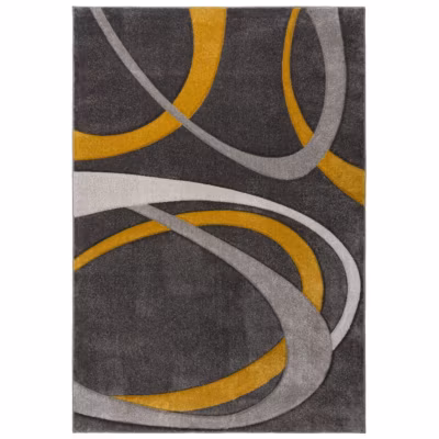 Tapis moderne tissé plat RING 120×170 cm
