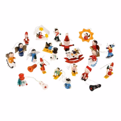 Sujet de Noël 24 Personnages « La Piste » Multicolore