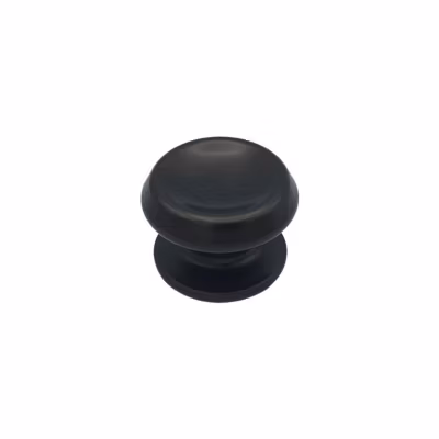 Bouton tirant de porte fixe D80 mm en aluminium  Marron foncé – breveté – lot de 6 boutons