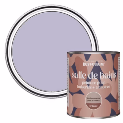 Peinture Violette pour Boiseries de Salle de Bains, Brillante – RUST-OLEUM – Glycine 750ml