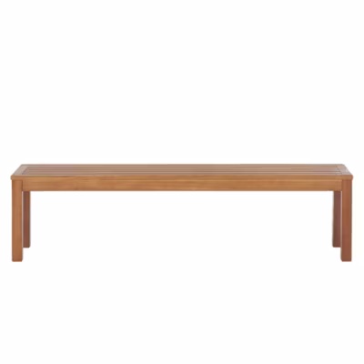 Banc de jardin MONSANO 170 cm Bois d&rsquo;eucalyptus Marron