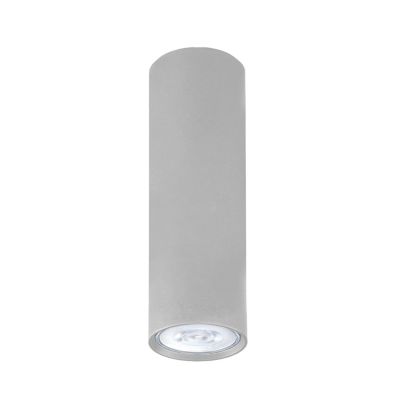 LUMICOM – ROND Plafonnier, 1x GU10, max 33W, métal, blanc mat, D.6cm x H30cm