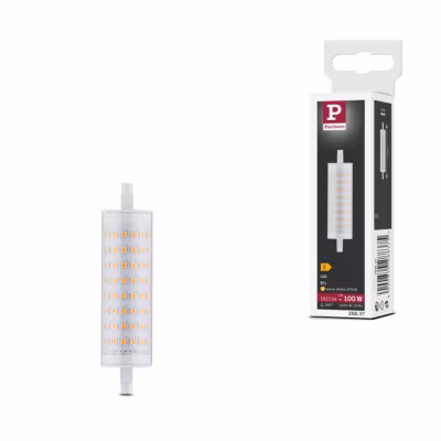 Standard 230 V Tige LED R7s 118 mm 1521lm 12W 2700K Clair