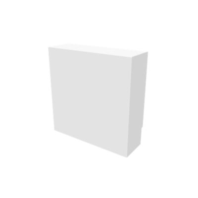 Cache nourrice plomberie ATOLE en acier Blanc – Largeur fixe – Taille 1 : 450 x 450 x 150 mm
