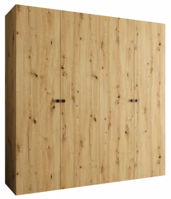 Armoire Parma 1 a portes battantes H. 202 x L.200 x P. 52, 4 portes