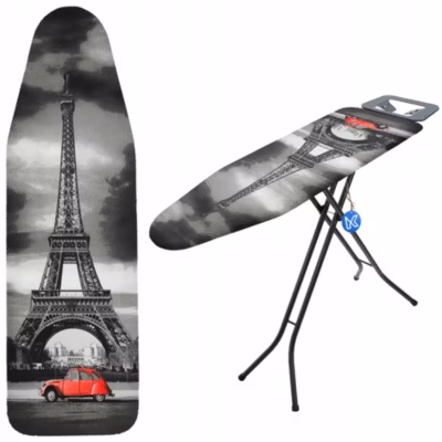 KADAX Housse de Planche 144x44cm Coussin de Tension de Repassage City