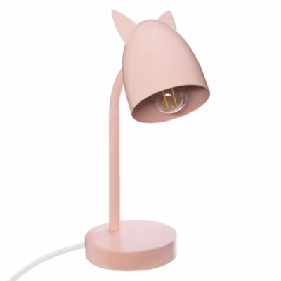Lampe enfant Oreilles – métal – rose H31 cm – Atmosphera