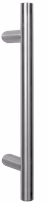 Poignée de tirage Diamètre 30 mm – Entraxe350 – S80 – A70 – L500 mm – inclinée 45 – INOX 304 poli