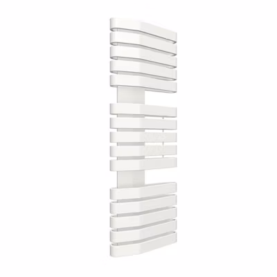 Sèche-serviette eau chaude blanc de 730mm de haut et 400mm de large – 461 Watt – IRO730/400SGDBB