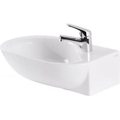Lave mains mural Douro mural céramique traditionnelle SANINDUSA 51×31 blanc