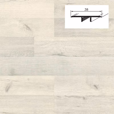 Profilé de joint de 90 cm en aluminium laminé – Plat ou rabattable (base + couvercle) – ALIZE – PLAQUE