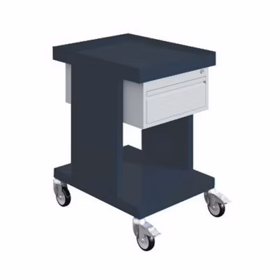 Chariot établi gris anthracite – 1 tiroir – Charge max 150kg – W020070022-GA