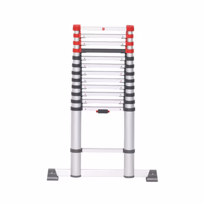 Echelle télescopique 13 échelons – Longueur 3.80m – Hauteur de travail max. 4.60m – 7113-132