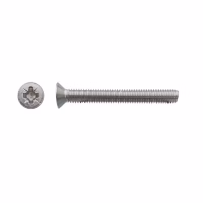 100 Vis Métaux Tête Fraisée Pozidriv 6 x 50 mm – DIN 965 – Inox A2 – D-Work