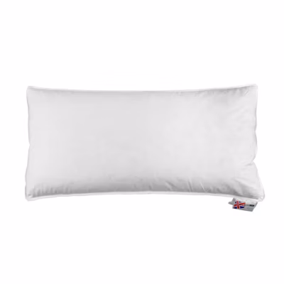 Oreiller en duvet d&rsquo;oie 40 x 80 cm – HOMESCAPES