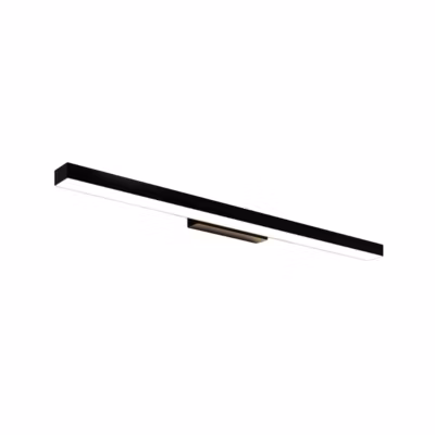Applique murale LED 66,5 cm noir IP44 CCT réglable miroir salle de bain 2104 lm moderne