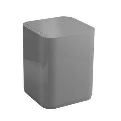 Poubelle De Salle De Bains Agave En Polypropylène Gris 8L