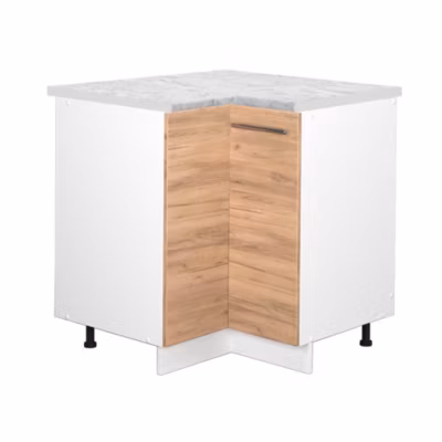 Vicco Meuble dangle Chêne de force doré 80.5cm , PT Marbre