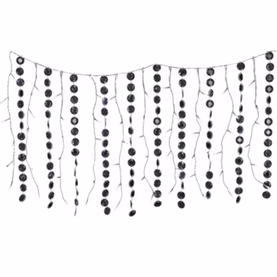 Guirlande Lumineuse Bannière 60 LED Blanches Clignotantes