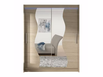 Armoire Closico Camera S, Nombre d&rsquo;étagères: 5, 200x150x58cm