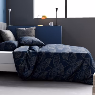 Housse de couette 240×220 Edo + 2 taies 100% coton 57 fils
