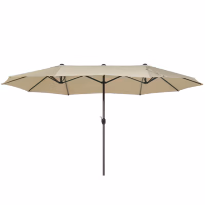 Parasol de jardin 460 cm SIBILLA Beige