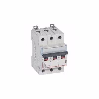408054 Disjoncteur Tripolaire 2a – 3p Courbe D – 6/10ka – à Vis – Legrand Dx3