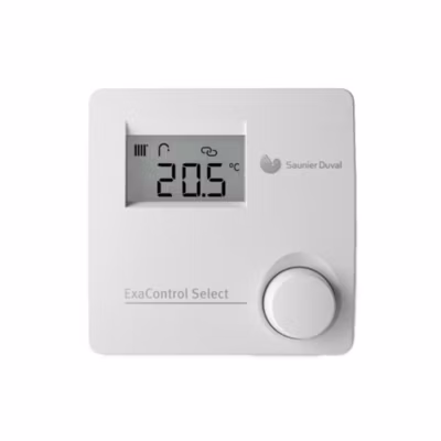 Thermostat d&rsquo;Ambiance Filaire Contact Sec Exacontrol SELECT Saunier Duval