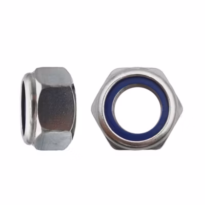 200 Ecrous Freins Indésserrables Bague Nylon M4 mm – DIN 985 – Inox A4 – D-Work